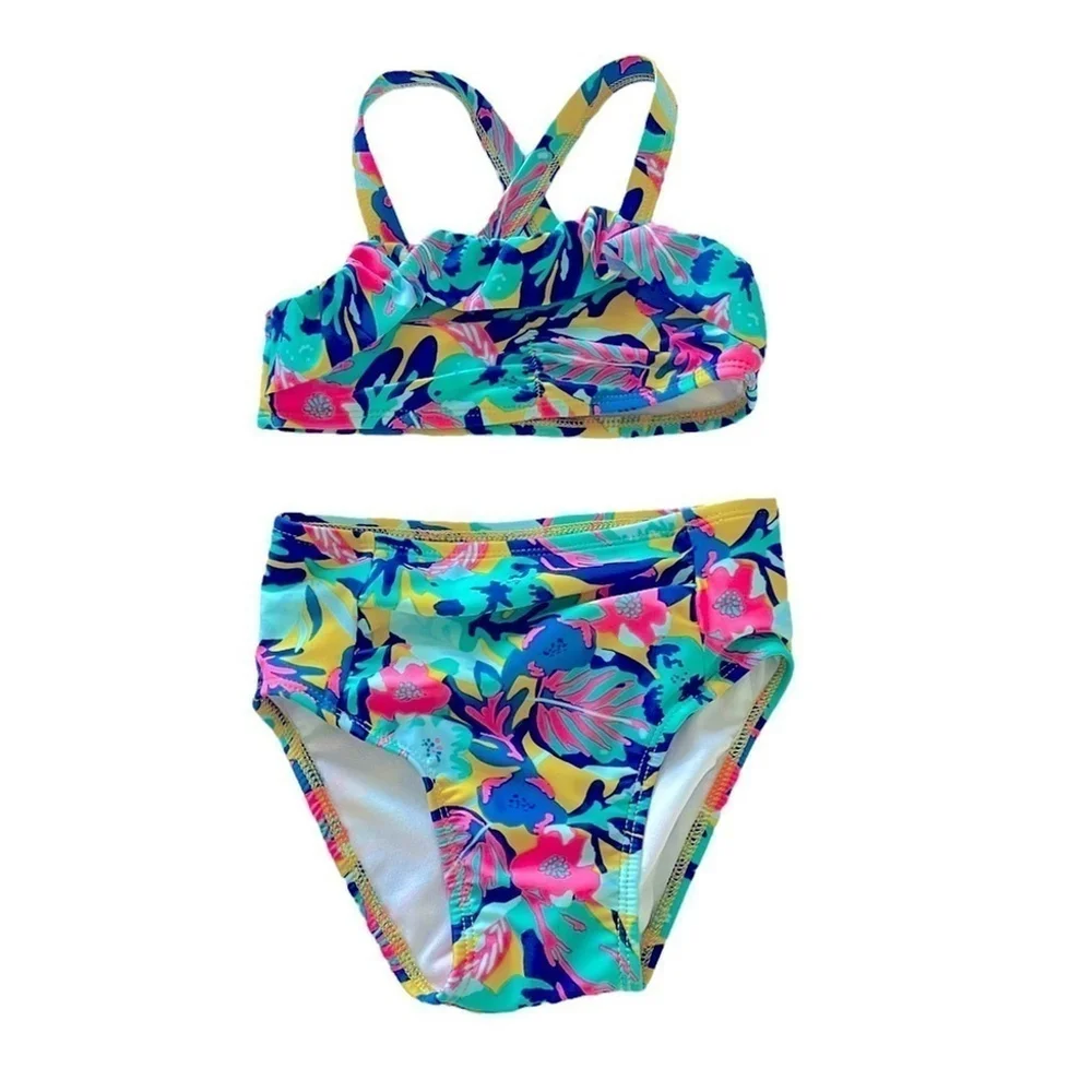 Cat & Jack Toddler Girl Floral Bikini Swimsuit Set